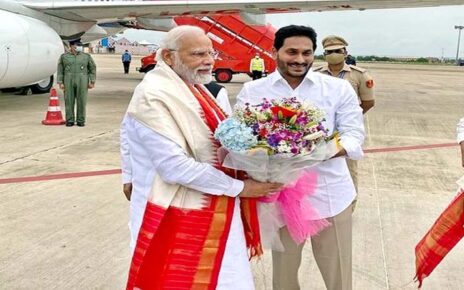 Modi and Jagan Photos