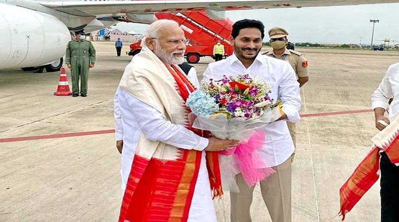 Modi and Jagan Photos