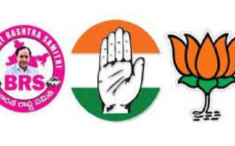 brs bjp-cong